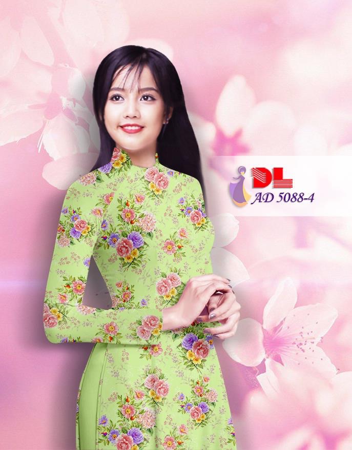 Vải áo dài hoa nhí DLAD-5088 - Ảnh 11