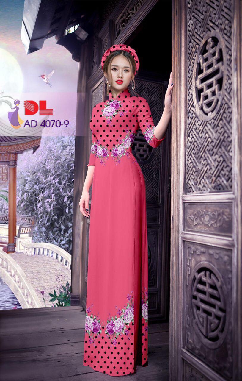 Vải áo dài bi vào hoa DLAD-4070 - Ảnh 6