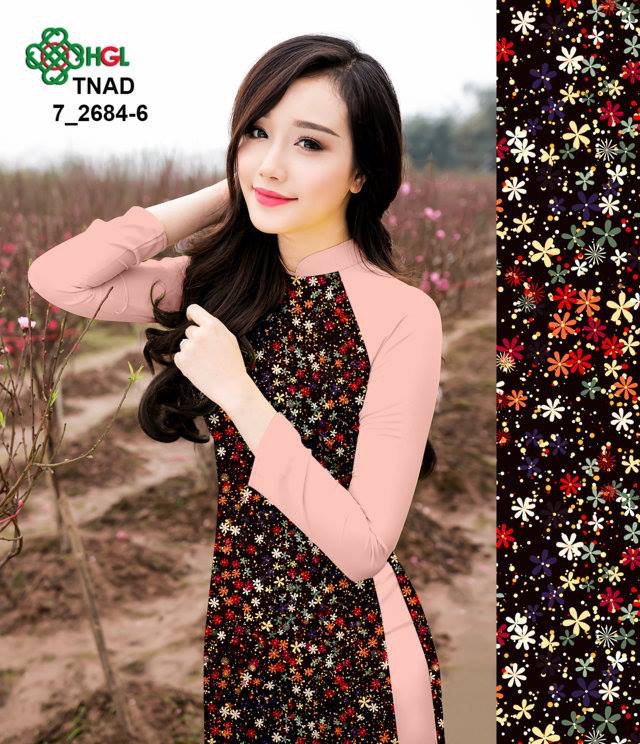Vải áo dài hoa nhí TNAD7-2684 - Ảnh 26