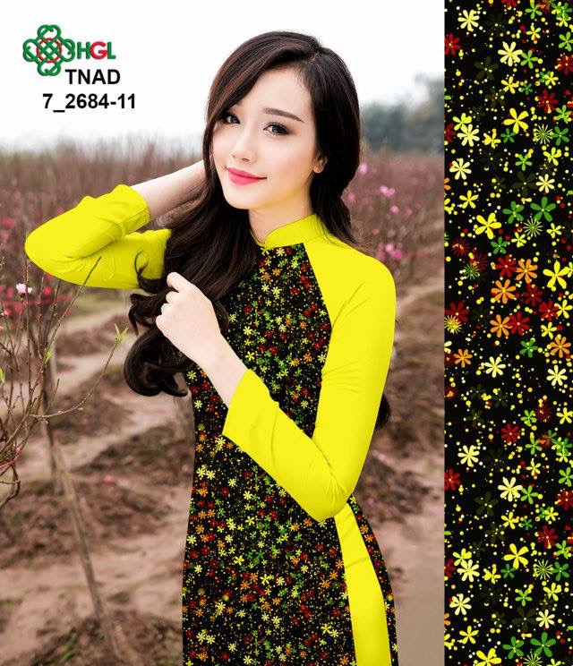 Vải áo dài hoa nhí TNAD7-2684 - Ảnh 24