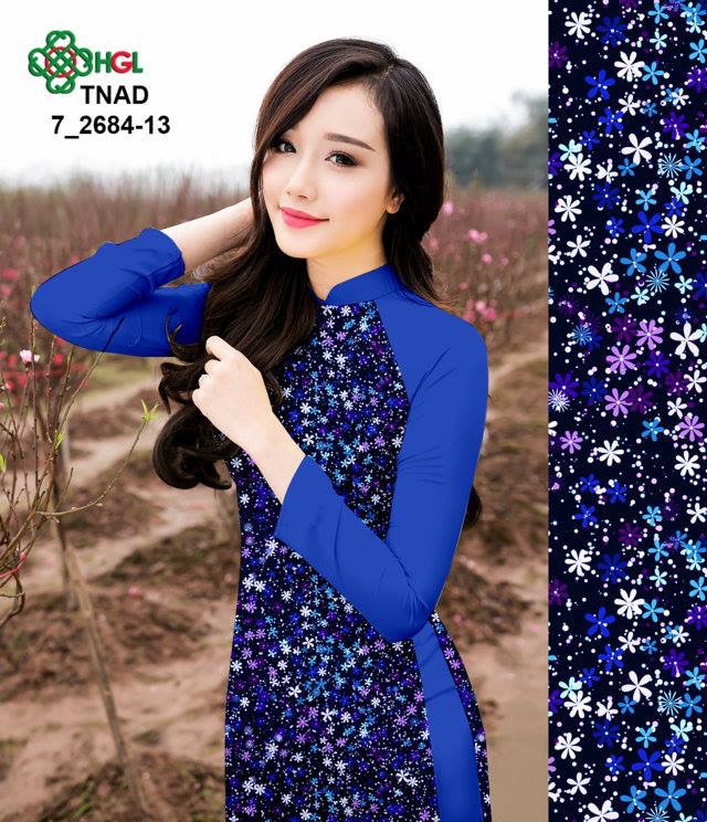 Vải áo dài hoa nhí TNAD7-2684 - Ảnh 22