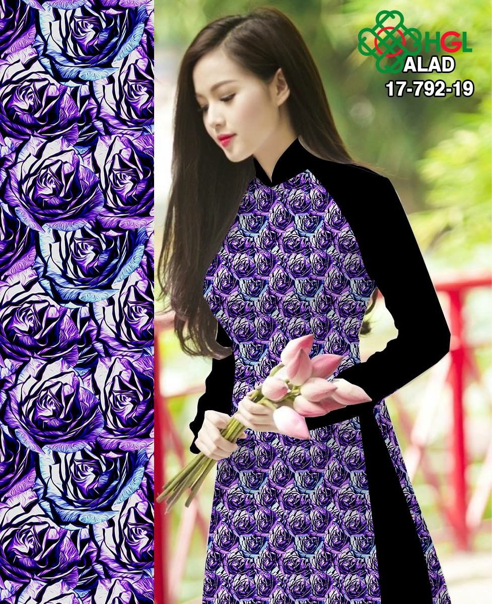 Vải áo dài hoa nhí ALAD 17-792 - Ảnh 10