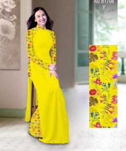 Vải áo dài trơn AD B1708