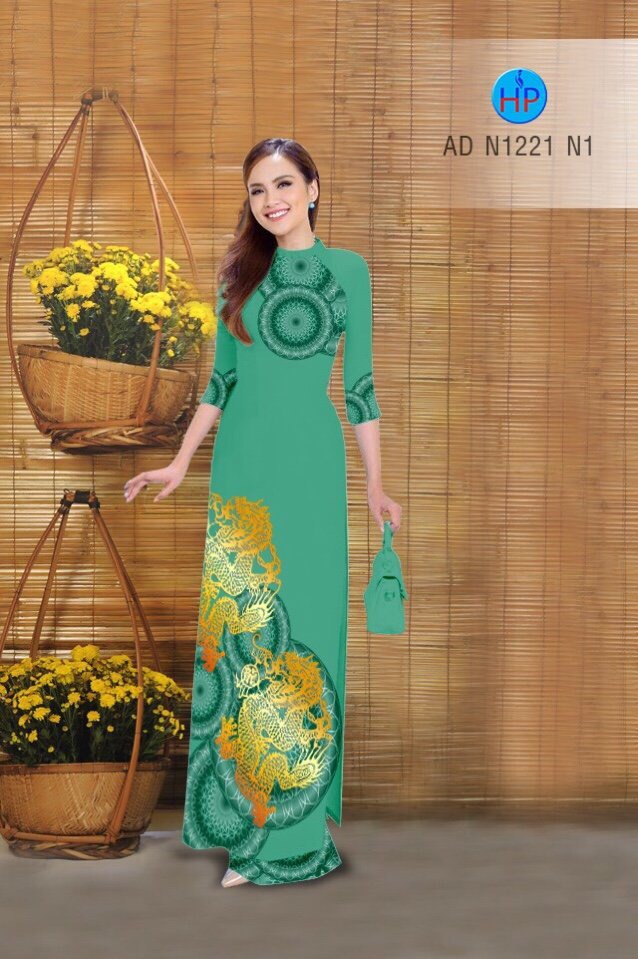 Vải áo dài hoa văn AD N1221 - Ảnh 13
