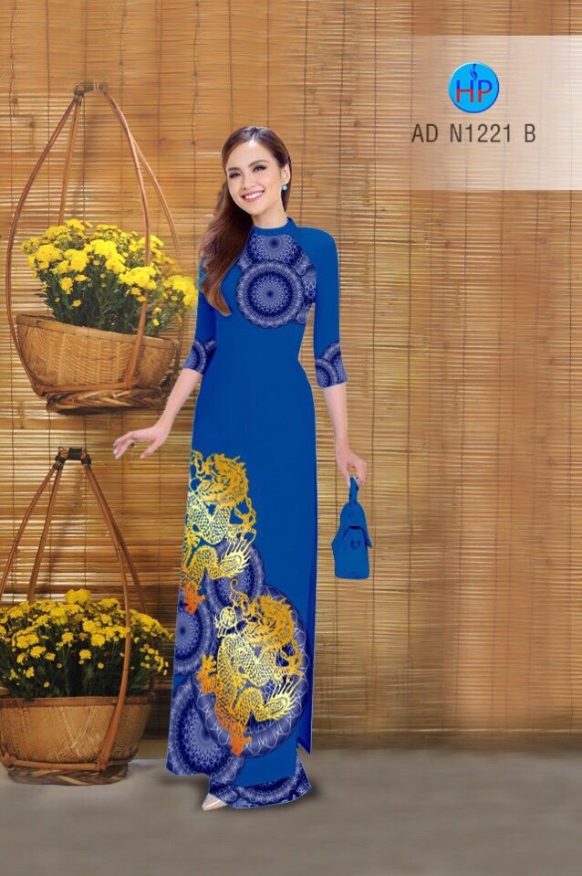 Vải áo dài hoa văn AD N1221 - Ảnh 11