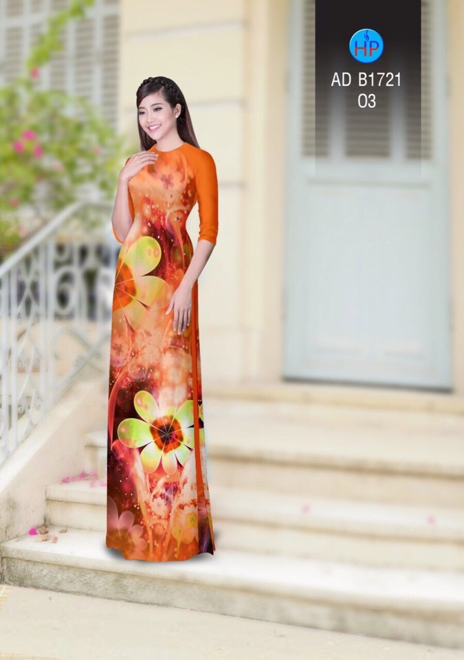 Vải áo dài hoa ảo AD B1721 - Ảnh 19