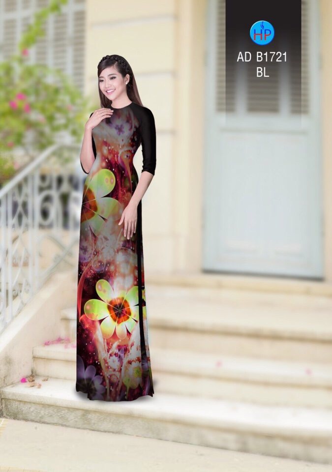 Vải áo dài hoa ảo AD B1721 - Ảnh 14