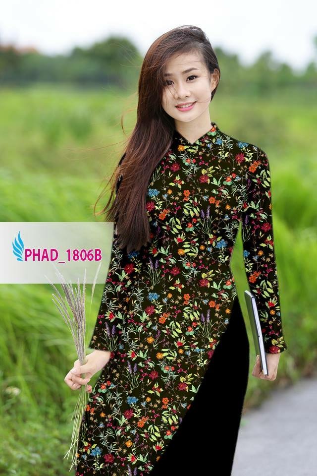 Vải áo dài hoa nhí PHAD-1811 - Ảnh 13
