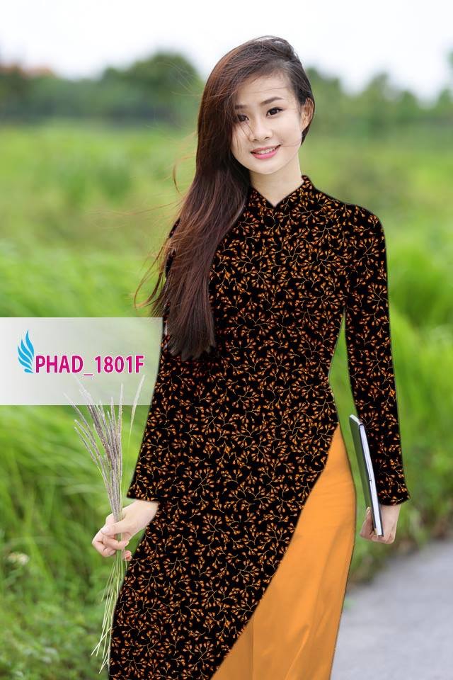 Vải áo dài hoa nhí PHAD-1801 - Ảnh 5