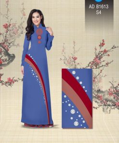 Vải áo dài hoa văn AD B1613