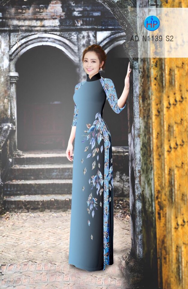 Vải áo dài chiếc lá AD N1139 - Ảnh 18