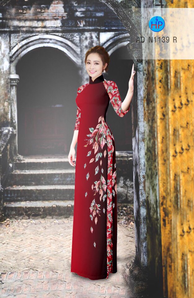 Vải áo dài chiếc lá AD N1139 - Ảnh 17