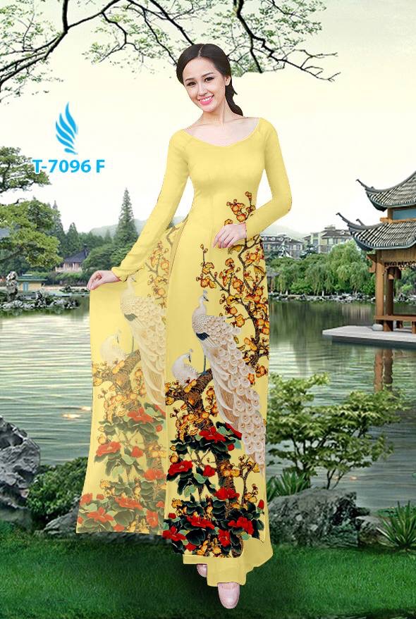 Vải áo dài công-cò T-7096 - Ảnh 9