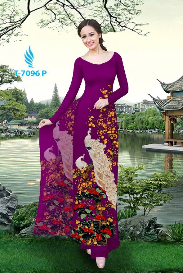 Vải áo dài công-cò T-7096 - Ảnh 7
