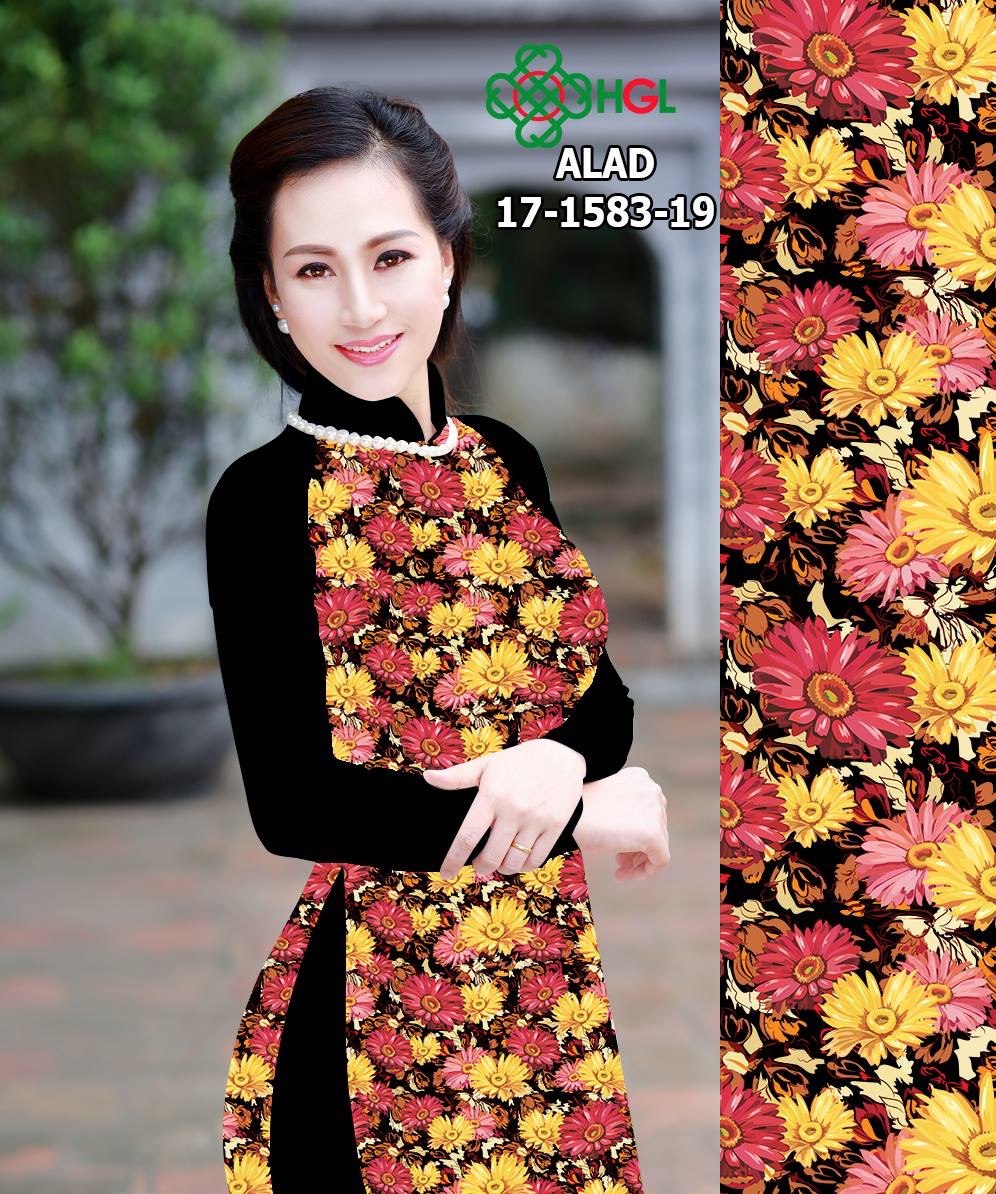 Vải áo dài hoa nhí ALAD 17-1583 - Ảnh 14
