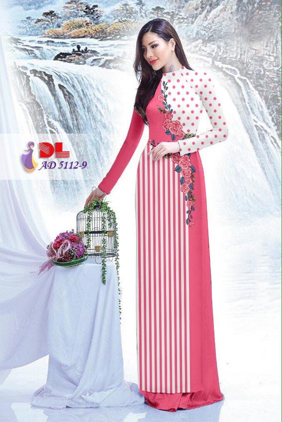 Vải áo dài hoa và bi DLAD-5112 - Ảnh 29