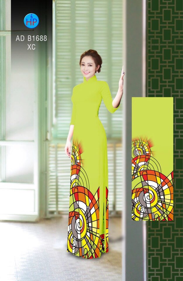 Vải áo dài hoa văn AD B1688 - Ảnh 19