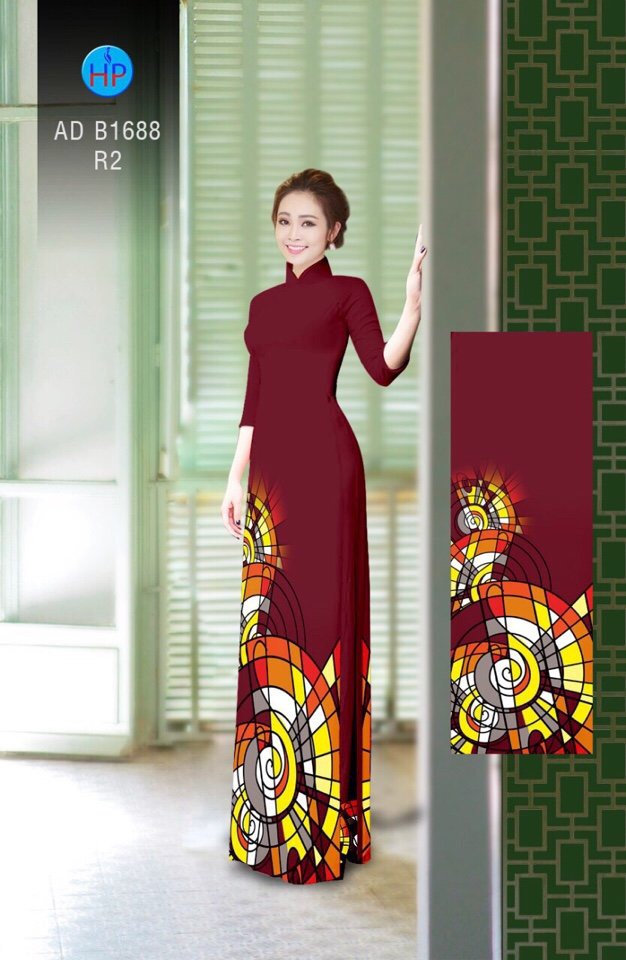 Vải áo dài hoa văn AD B1688 - Ảnh 17