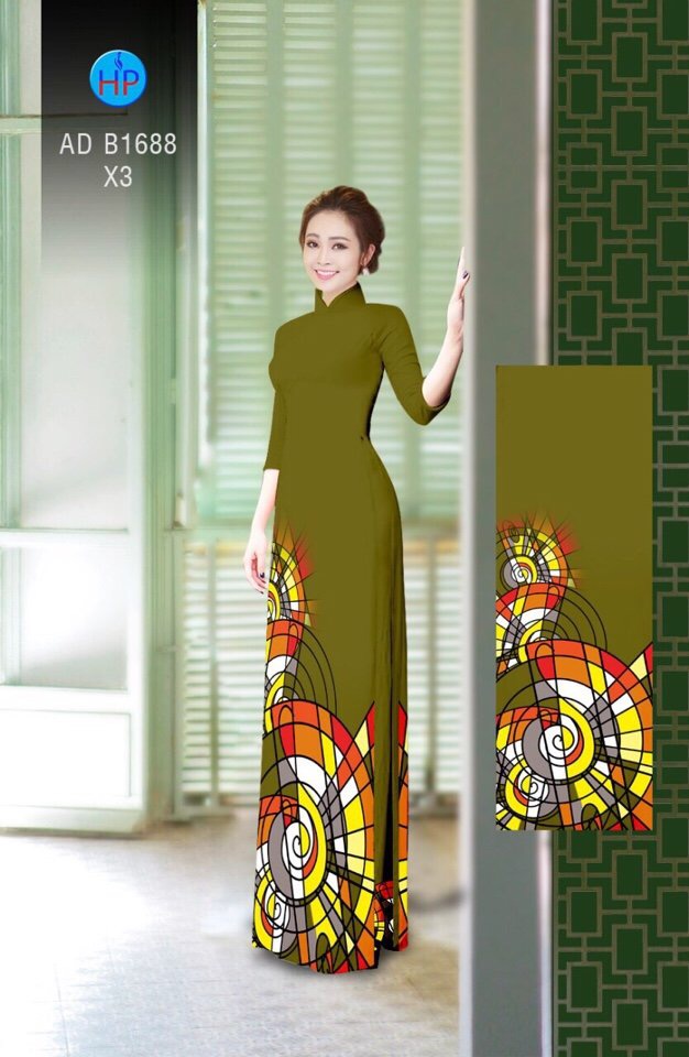 Vải áo dài hoa văn AD B1688 - Ảnh 15
