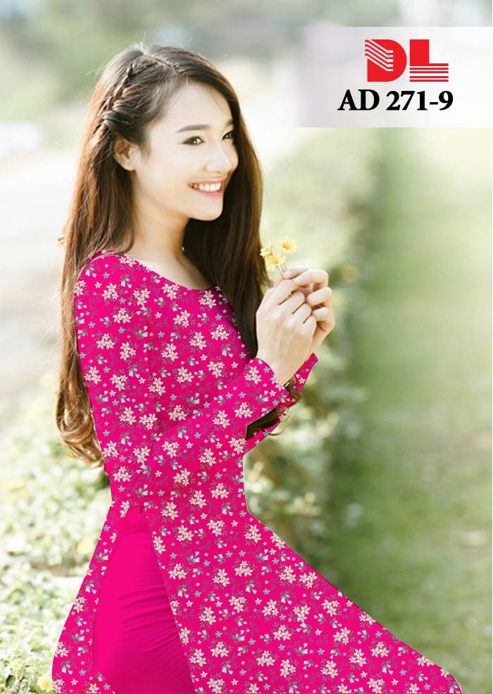 Vải áo dài hoa nhí DLAD-271 - Ảnh 28