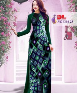Vải áo dài lập thể DLAD-5136