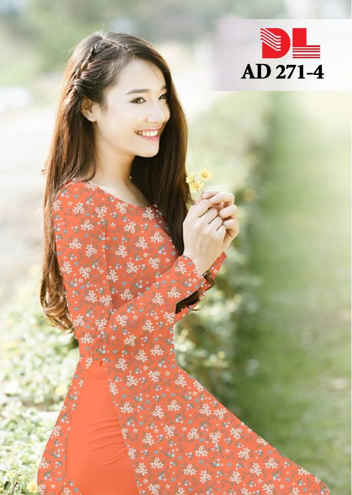 Vải áo dài hoa nhí DLAD-271 - Ảnh 33