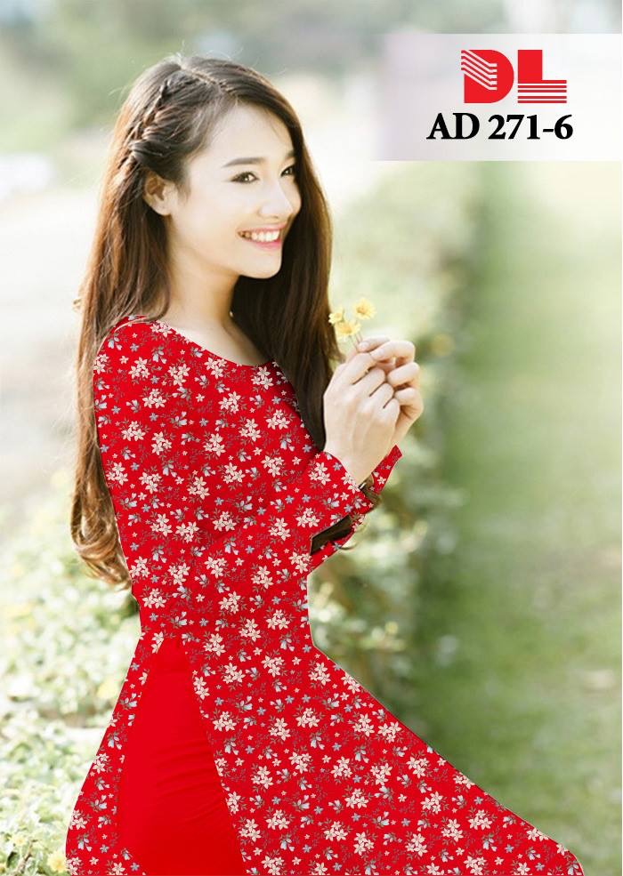 Vải áo dài hoa nhí DLAD-271 - Ảnh 31