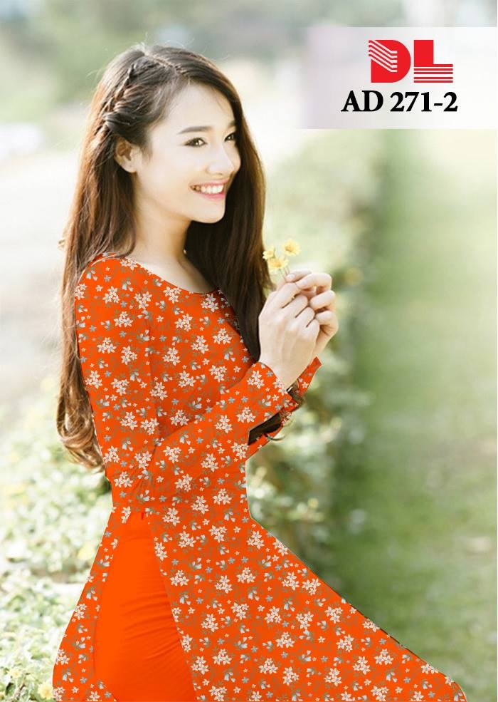 Vải áo dài hoa nhí DLAD-271 - Ảnh 35