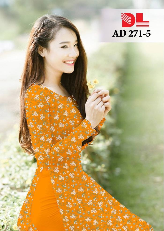 Vải áo dài hoa nhí DLAD-271 - Ảnh 32