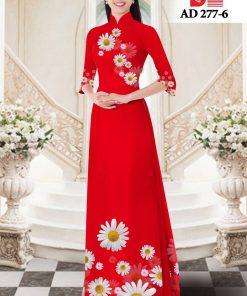 Vải aoa dài hoa cúc DLAD 277
