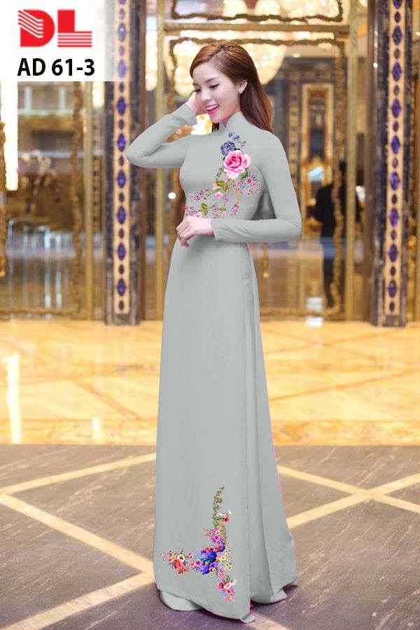vải áo dài hoa trên dưới DLAD-61 - Ảnh 11