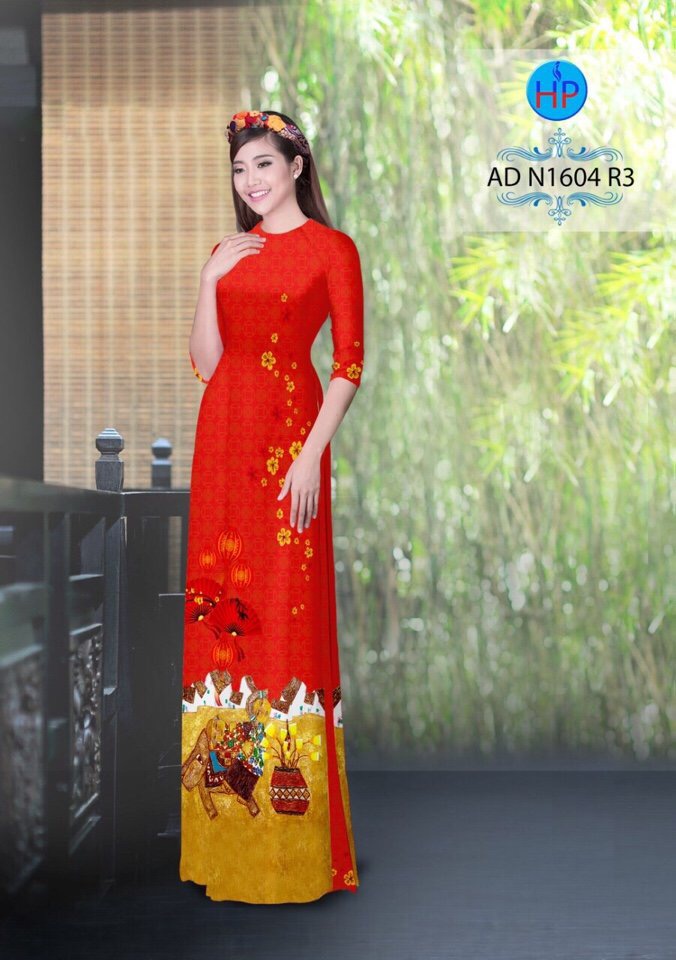 Vải áo dài ngày tết AD N1604 - Ảnh 18
