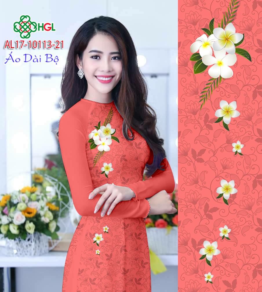 Vải áo dài hoa sứ AL17-10113 - Ảnh 8
