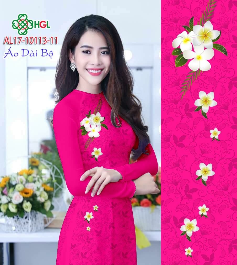 Vải áo dài hoa sứ AL17-10113 - Ảnh 13