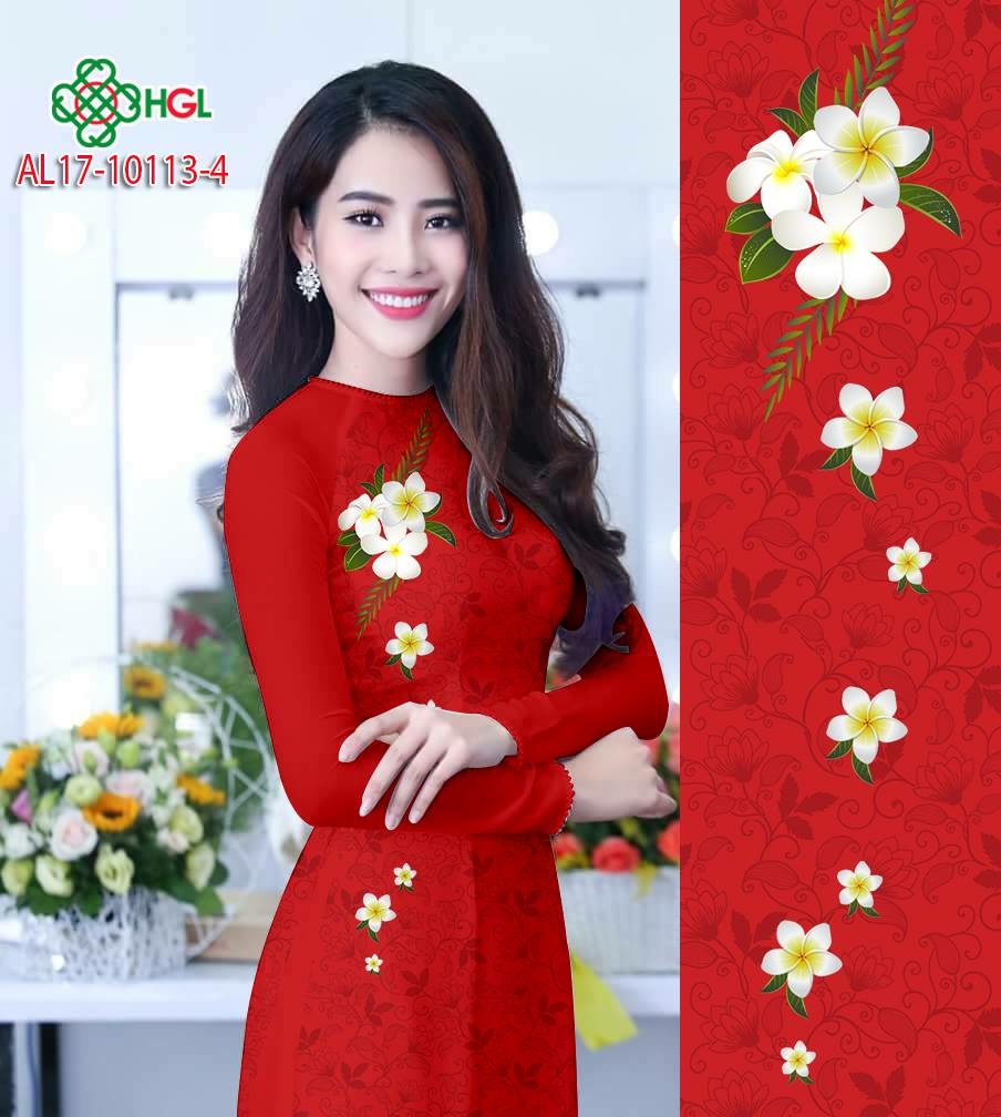 Vải áo dài hoa sứ AL17-10113 - Ảnh 17