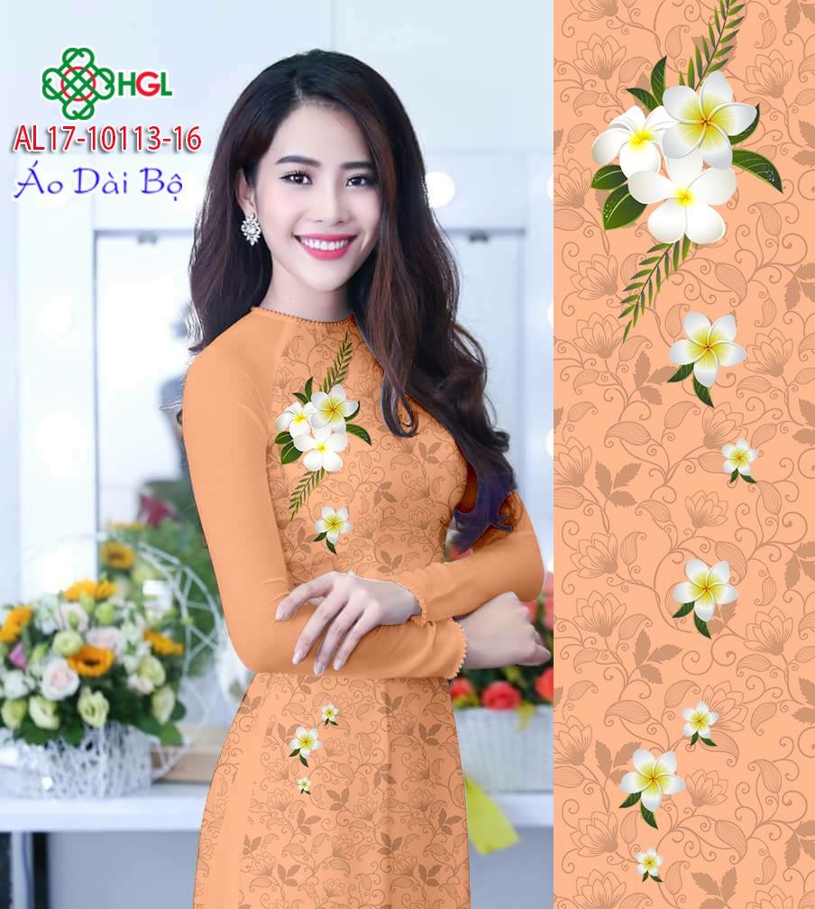 Vải áo dài hoa sứ AL17-10113 - Ảnh 10