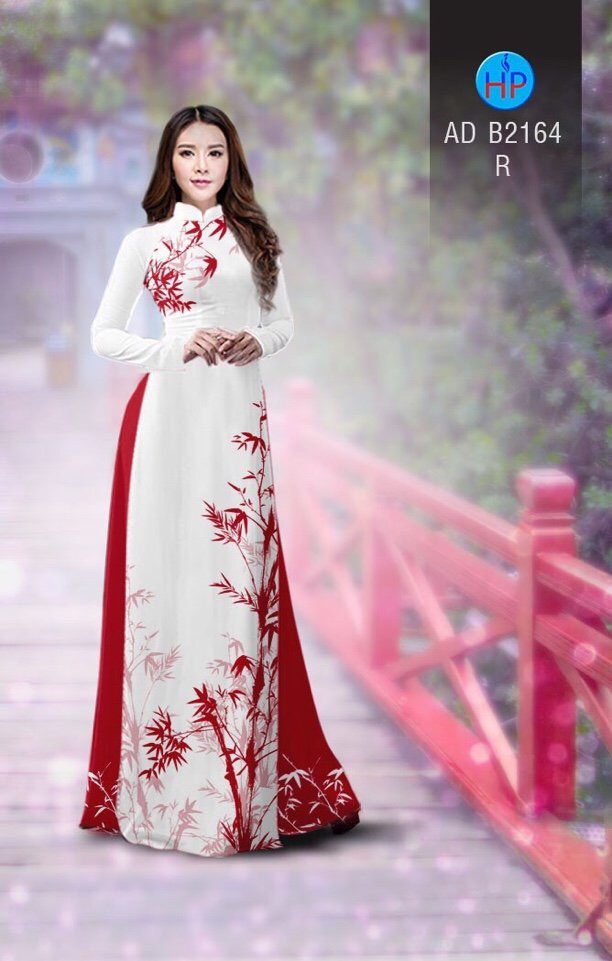 Vải áo dài tre trúc AD B2164 - Ảnh 2