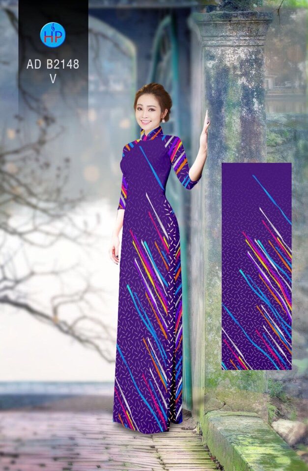 Vải áo dài lập thể AD B2148 - Ảnh 4