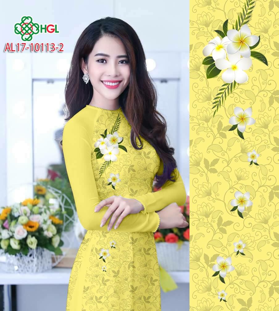 Vải áo dài hoa sứ AL17-10113 - Ảnh 18