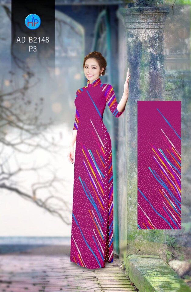 Vải áo dài lập thể AD B2148 - Ảnh 9