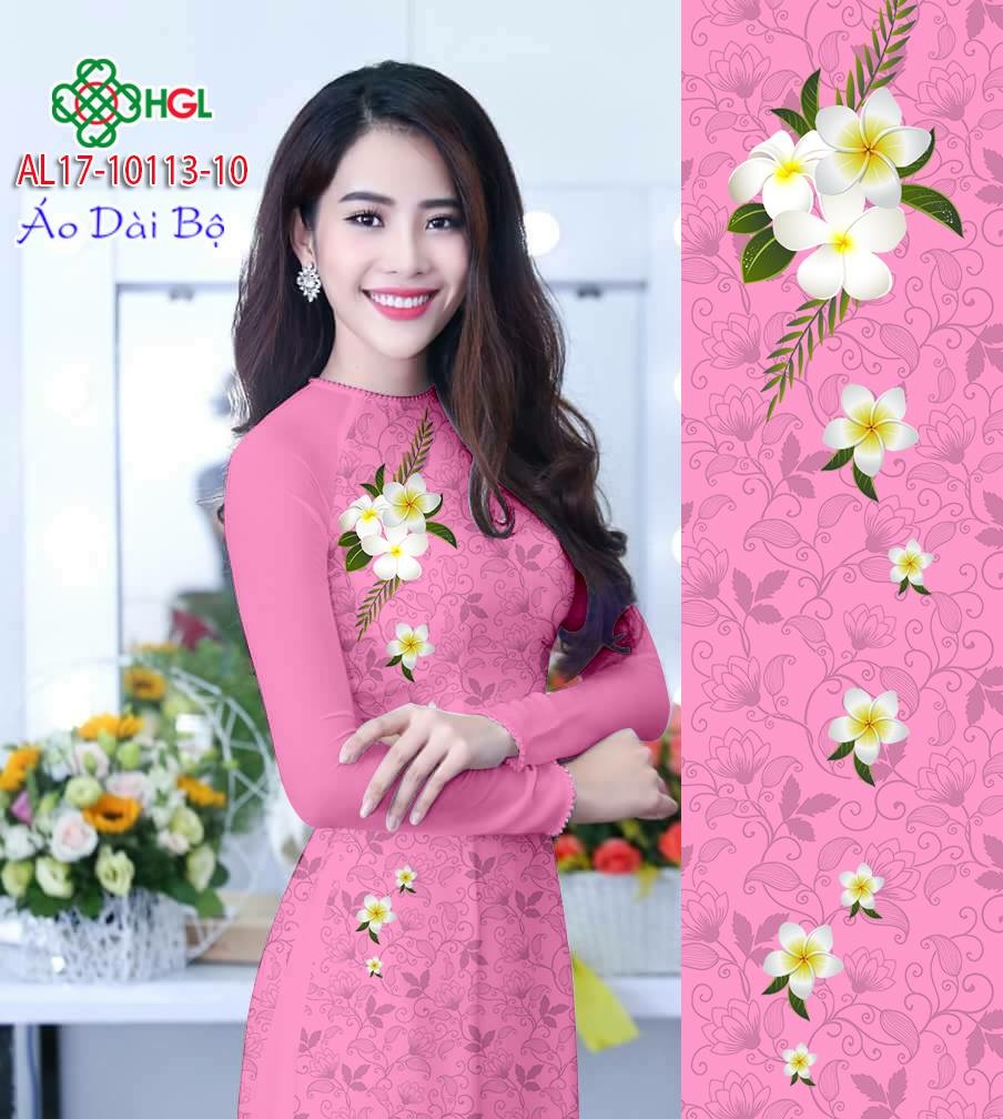 Vải áo dài hoa sứ AL17-10113 - Ảnh 14