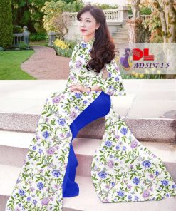vải áo dài hoa nhí DLAD 5157