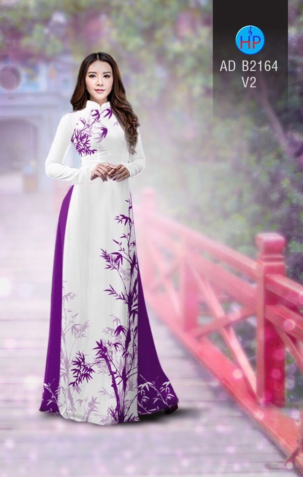 Vải áo dài tre trúc AD B2164 - Ảnh 5