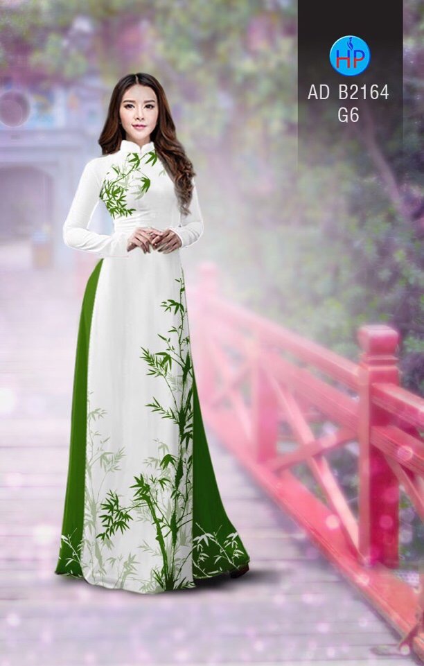Vải áo dài tre trúc AD B2164 - Ảnh 18