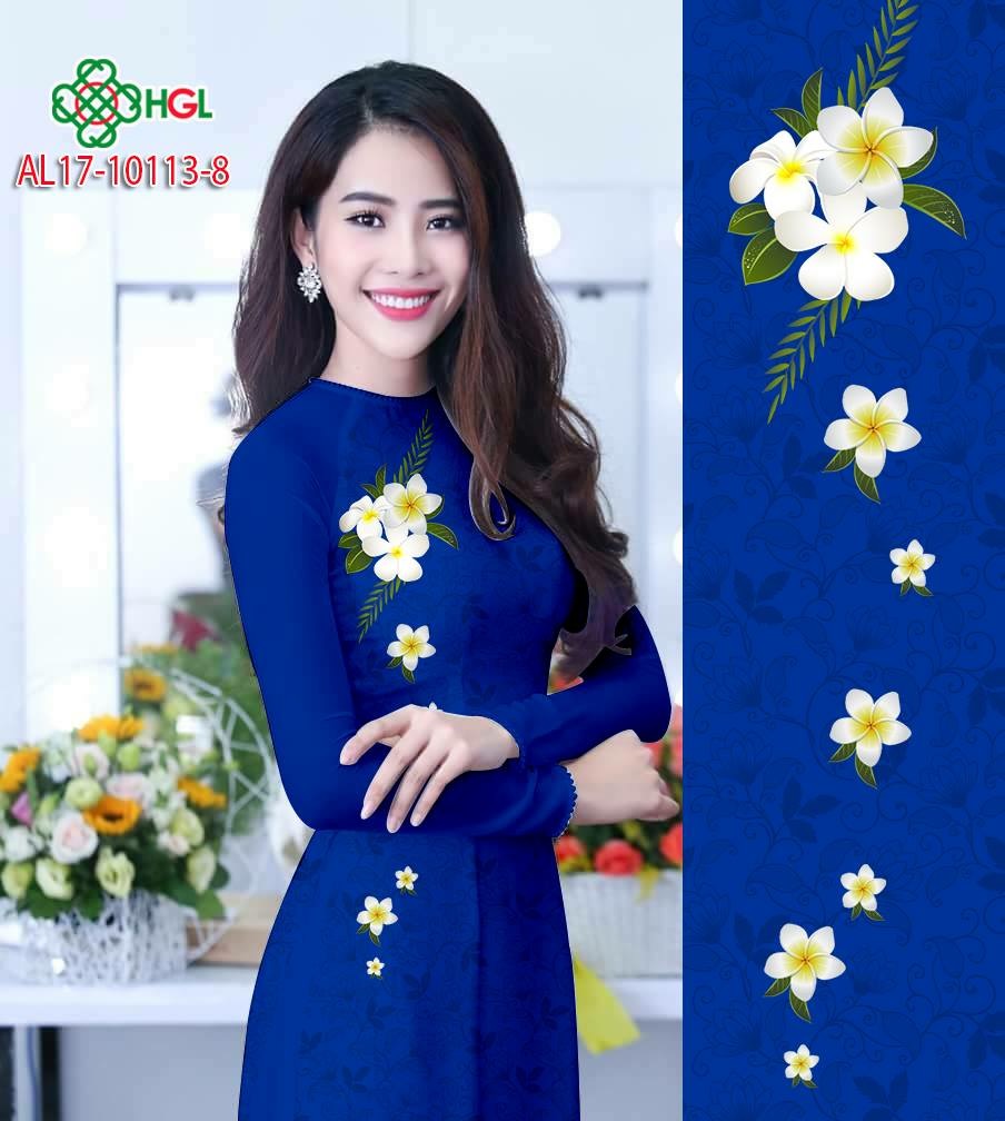 Vải áo dài hoa sứ AL17-10113 - Ảnh 15