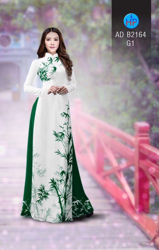 Vải áo dài tre trúc AD B2164 - Ảnh 16