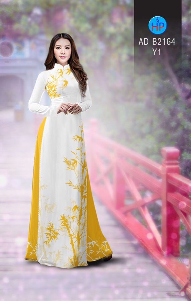 Vải áo dài tre trúc AD B2164 - Ảnh 4