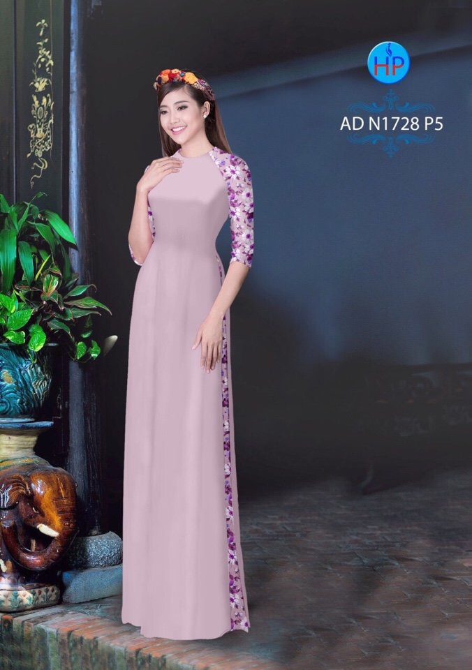 Vải áo dài trơn AD N1728 - Ảnh 2