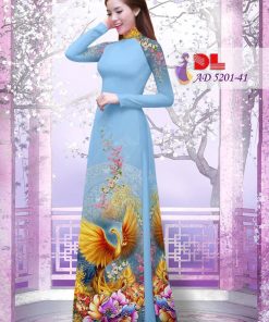Alternative view of Vải áo dài công-cò DLAD-5201