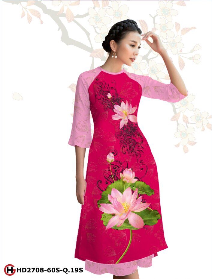 Vải áo dài cách tân HD2708 - Ảnh 4